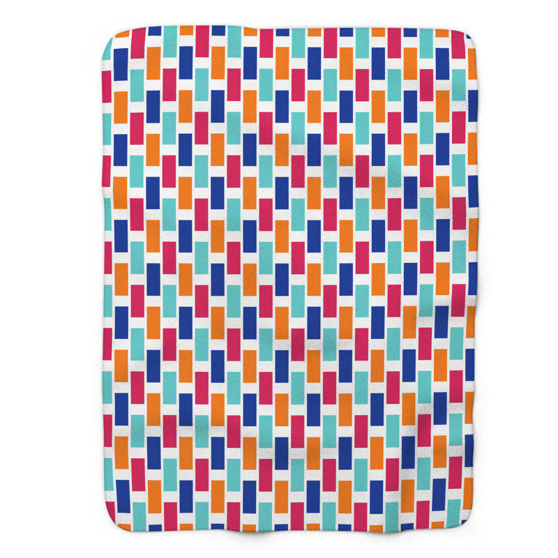Couverture silencieuse 1 pièce en sherpa Premium Quiet Sparkle 0008, L 50 po x L 60 po