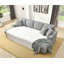 Canapé-lit d'angle surdimensionné en velours côtelé en forme de U de 122 pouces avec lit gigogne et méridienne double de rangement, gris-1852228033