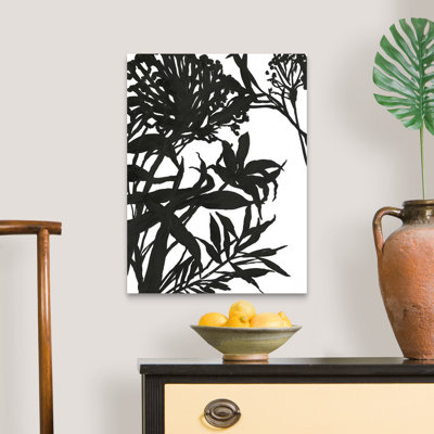 Feuillage monochrome I-reproduction d’art sur toile