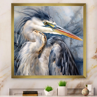Heron Waterbird II - Heron, impressions encadrées