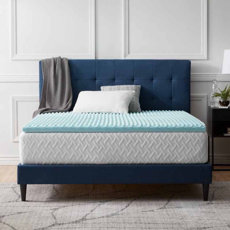 2'' Gel Memory Foam Mattress Topper, Full