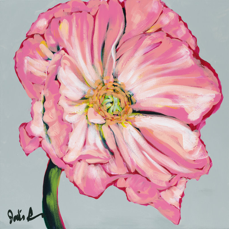 Fresh Poppy I par Jodi Augustine, H 12 po x l 12 po x P 1,25 po