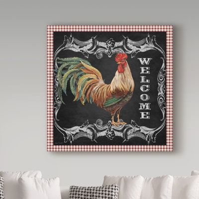 «Welcome Rooster 7» par Deagen, impression sur toile tendue