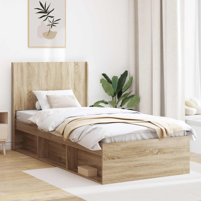 Bed, 100 x 200cm, Sonoma Oak
