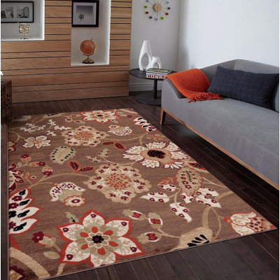Tapis brun intérieur/extérieur Tobis