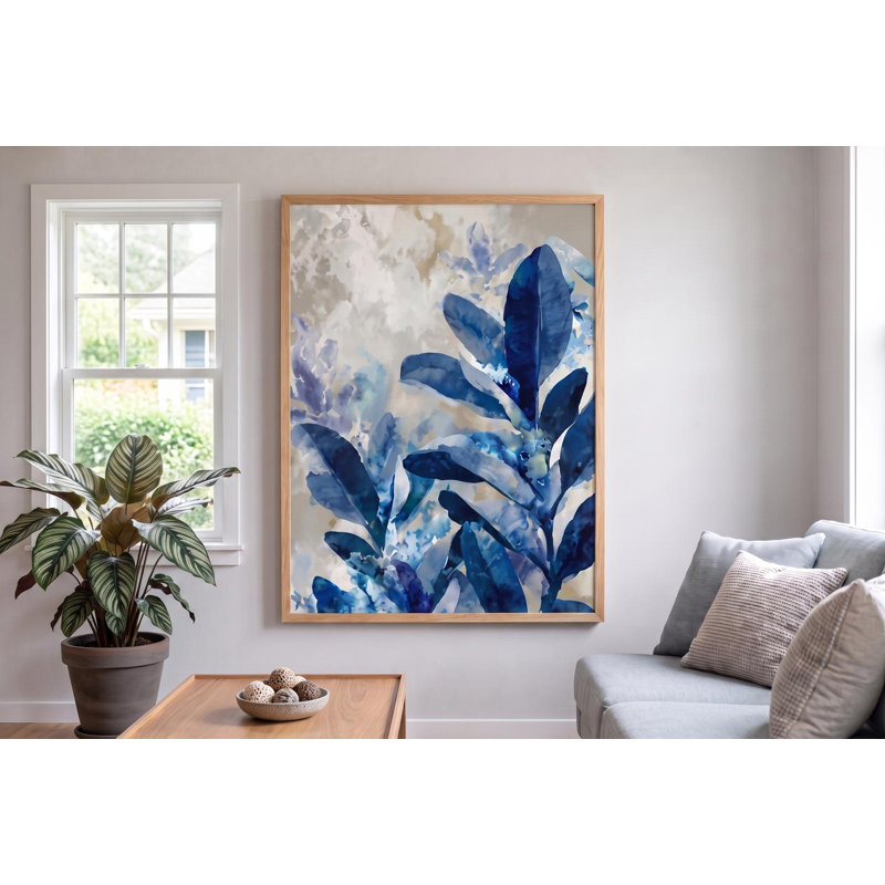 A Symphony in Blue, 20" H x 26" W
