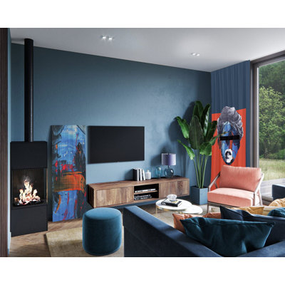 Velvet Blackout Slot Top Curtain Pair