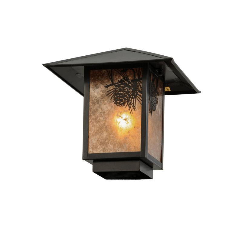 Rustic Lodge 1 - Light Lantern Head, Silver Mica