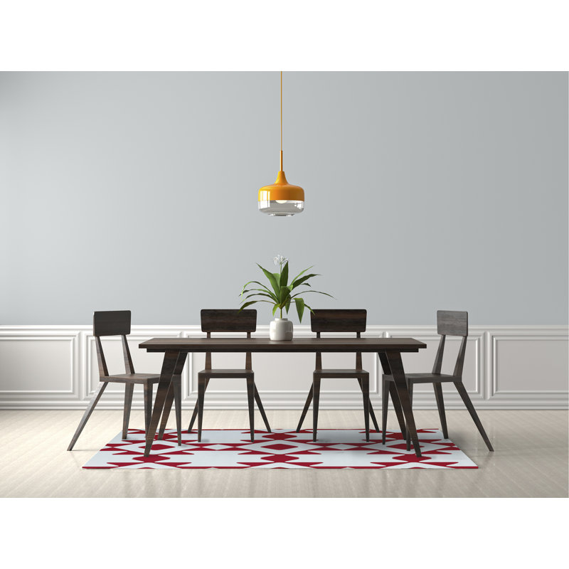 Chenille Geometric Indoor Rug, Rectangle 5' x 7'