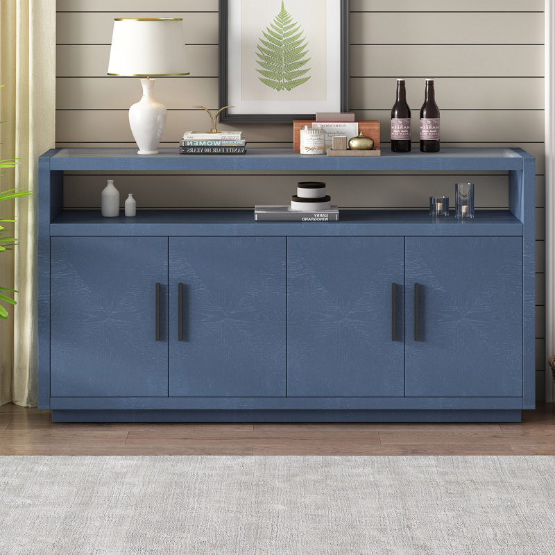 Emerito 63'' Sideboard, Navy Blue