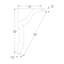 Couronne à haut impact 2 3/8 po x l 78 po x P 1 1/4 po-132288262