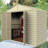 Woodbridge 10.5 ft. W x 5 ft. D Vinyl Storage Shed with Foundation
