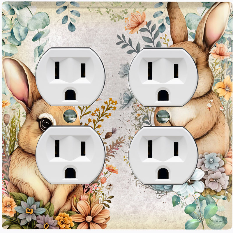 Animals 2 - Gang Toggle Light Switch Standard Wall Plate