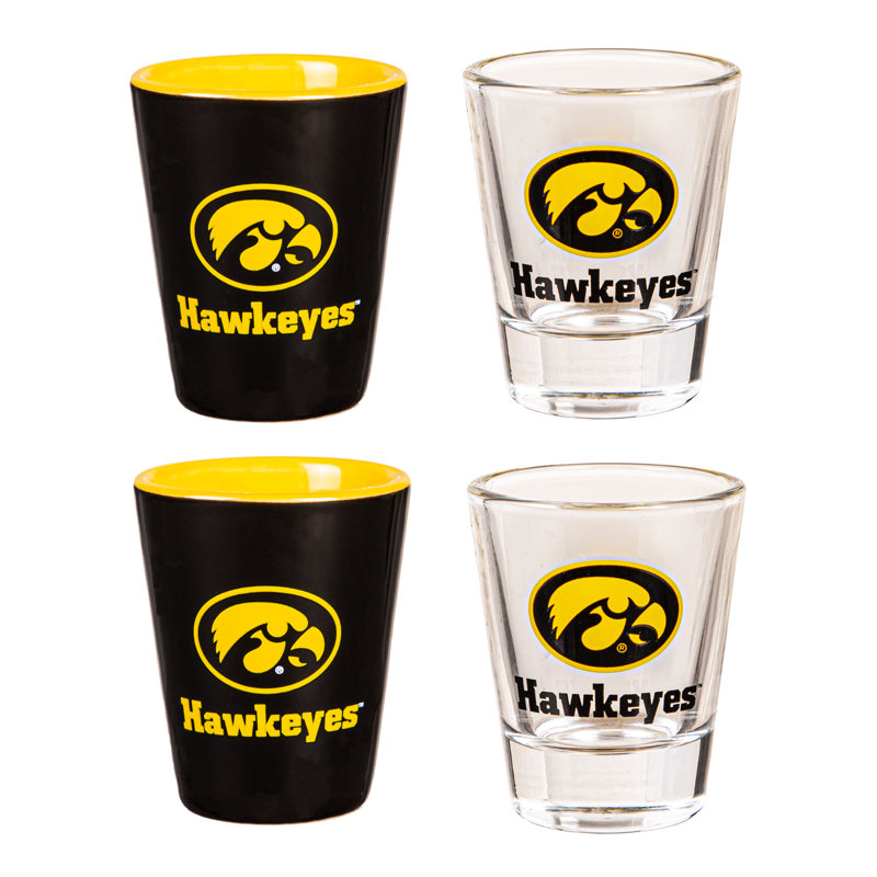 Ensemble de 4 pièces 20 oz. Evergreen Enterprises, Inc Ensemble de verres à liqueur, NCAA Lowa