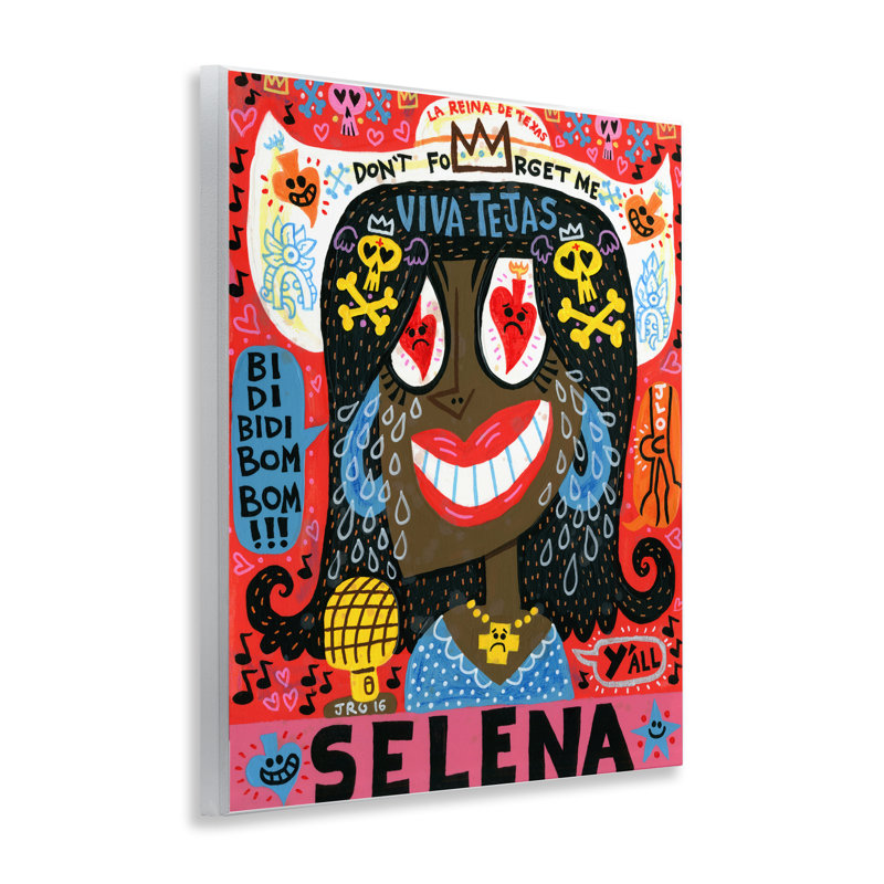 Plaque murale Selena Don't Forget Me, par Jorge R. Gutierrez