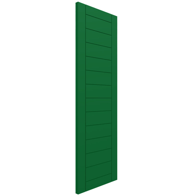 Volets de style moderne EnduraCore, L 12 po, Vert Guignet, H 50 po