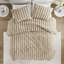 Luxurious King Bedding Sets, Ultrasoft Faux Fur Comforter, Cozy Taupe