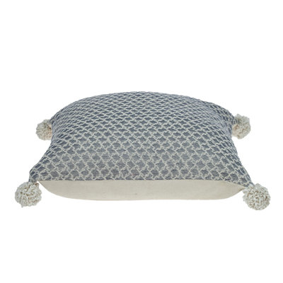 Parkland Collection Allegro Transitional Ivory Throw Pillow