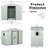 8ft X 4ft White Metal Outdoor Storage Shed - Galvanized Iron Structure, Punched Vents For Superior Air Circulation, Sliding Doors, Padlock, Easy Assembly Kit In Robust Frame, Vents, Doors With Lock,-117455830