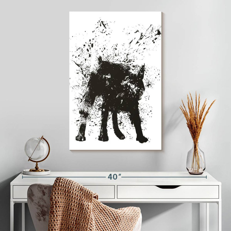 Hitzel Wet Dog, 30" H x 20" W