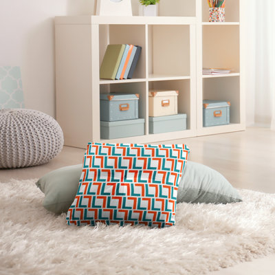 Geometric Reversible Throw Pillow