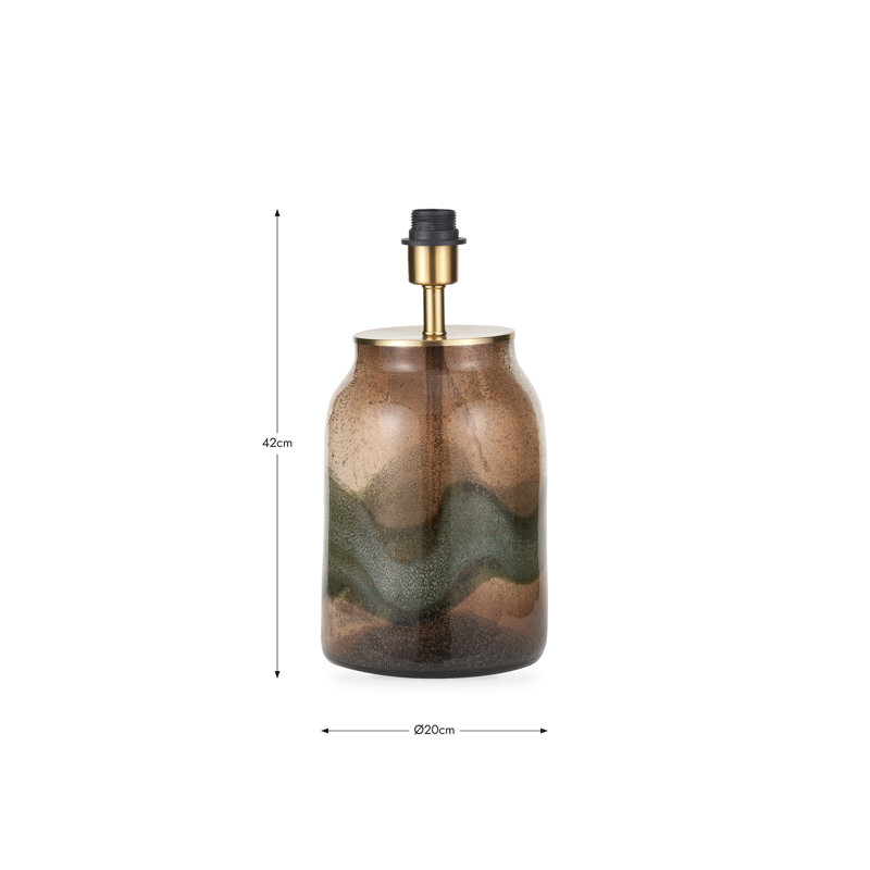 Glass Lamp Base Lamp