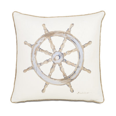 Maritime Linen Throw Pillow