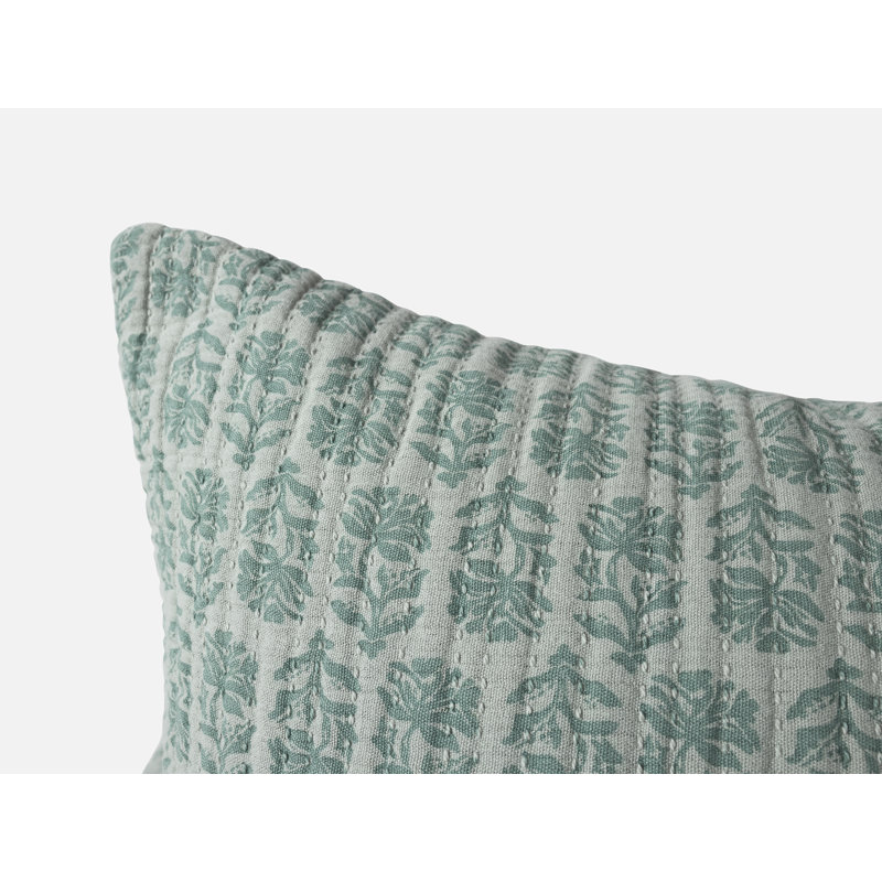 Mirada Organic Matelasse Sham, Thyme Chrysanthemum
