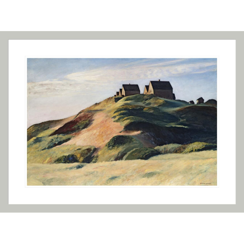 Corn Hill (Truro Cape Cod) par Edward Hopper, impression giclée sur cadre, H 21,94 po x l 29,5 po