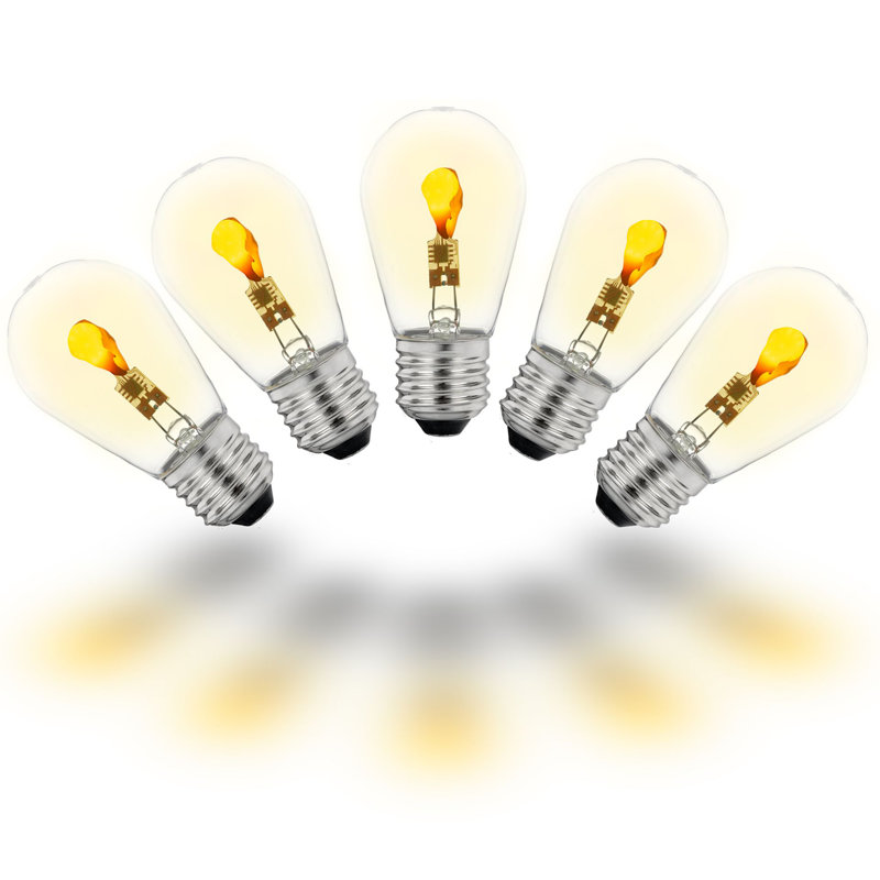 Ampoules DEL S14 de Festive Living Flicker Flame