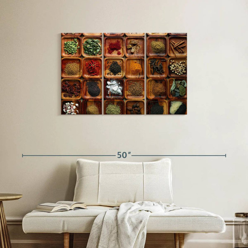 Yarlin Herbs And Spices Selection, 24" H x 38" W