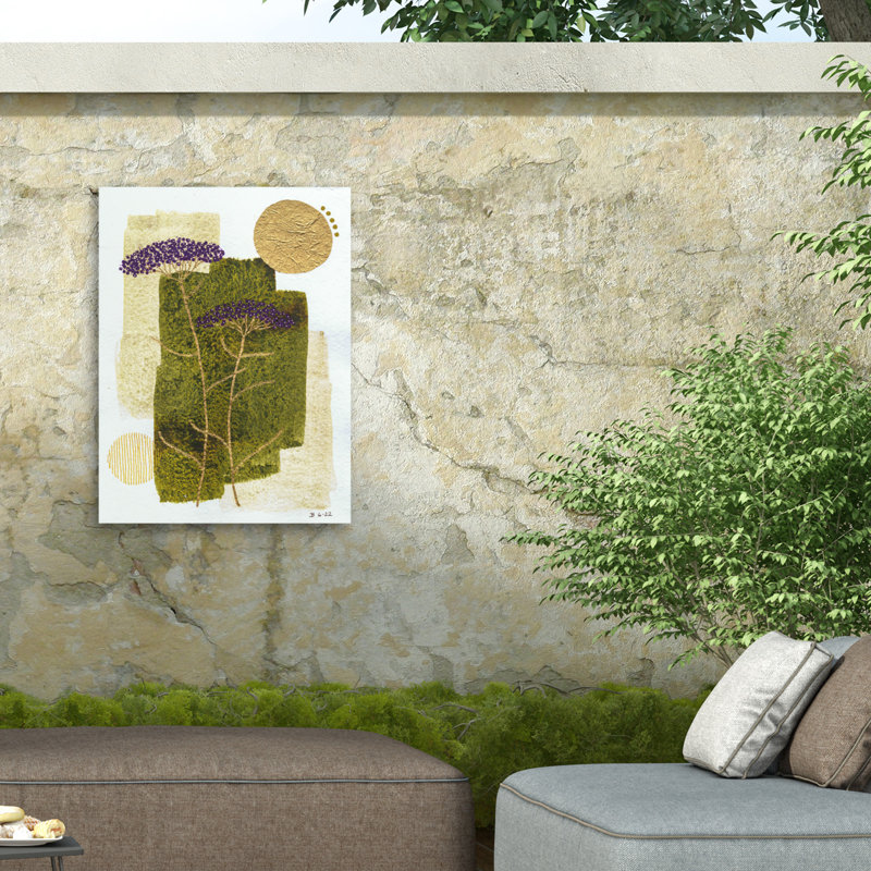Toile d'extérieur Jocelyn Benford Golden Sun, H 14 po x l 19 po
