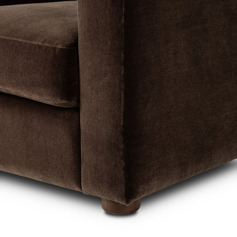 Draper Upholstered Chair, Monte Chocolate