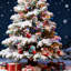 10 pièces d'ornement d'arbre de Noël, ornements de motif d'arbre de Noël, décoration de Noël, ornements suspendus en acrylique pour les cadeaux des Fêtes