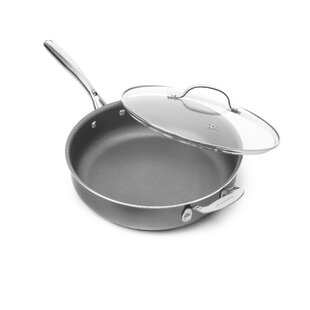 GoodCook Healthy Ceramic Titanium-infused Fry pan, 8 Inch, Light