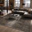 Abstract Cotton and Chenille Flatweave Area Rug-578814902