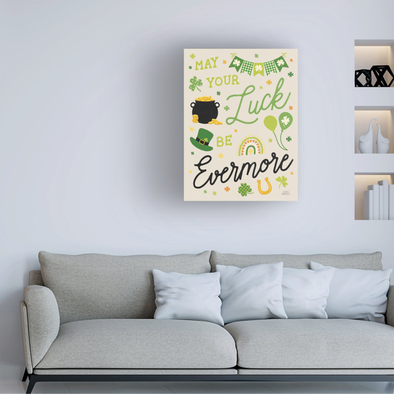 Œuvre d'art sur toile beige, Laura, H 19 po x l 14 po