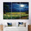 «Moonlight Magic Over Blossoming Green Fields», ensemble d'art mural de ferme-1437945883-1437945885