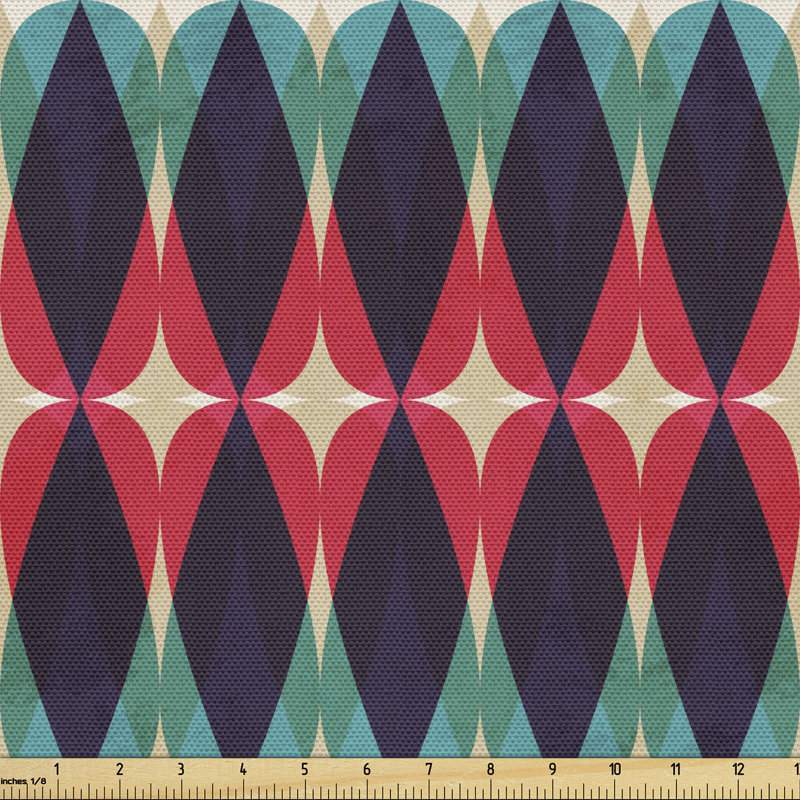 Cherrice Colourful Diamond Like Symmetrical Multi-Purpose Fabric