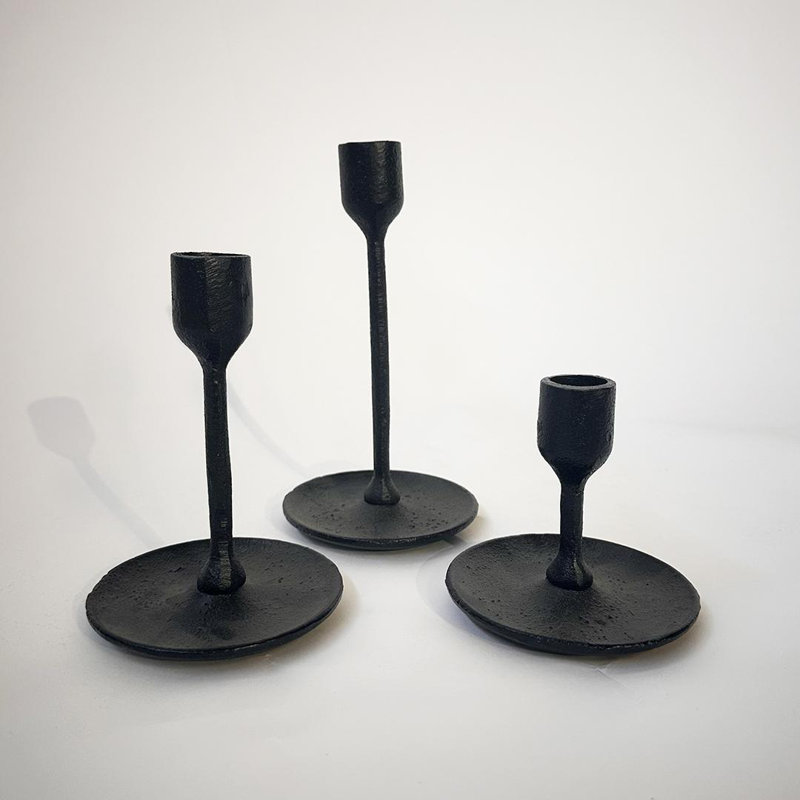 Ensemble de 3 porte-bougies de différentes tailles