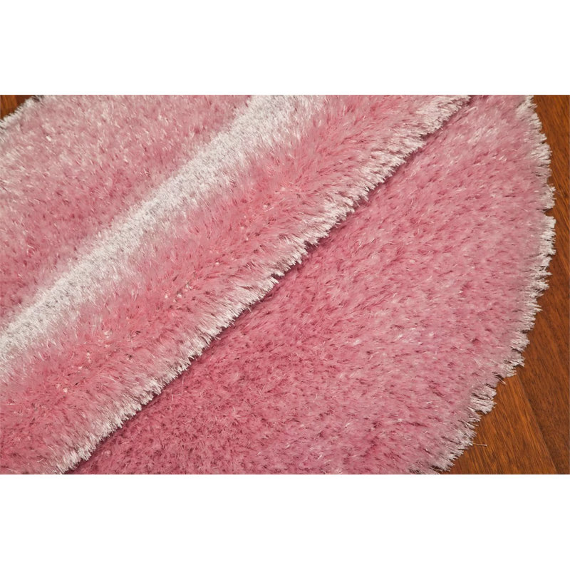 Tapis rond en coton Tulisia, Rond 4 pi 11 po