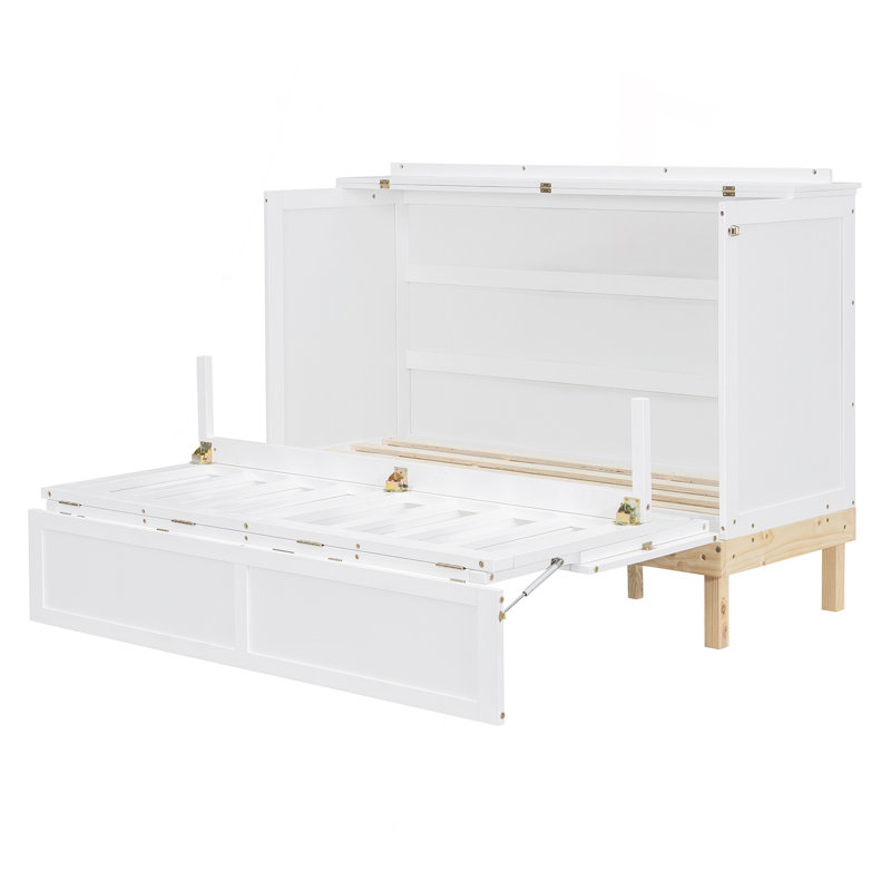 Grand lit escamotable Premium, Blanc