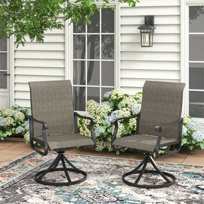 Fauteuils d'extérieur pivotants