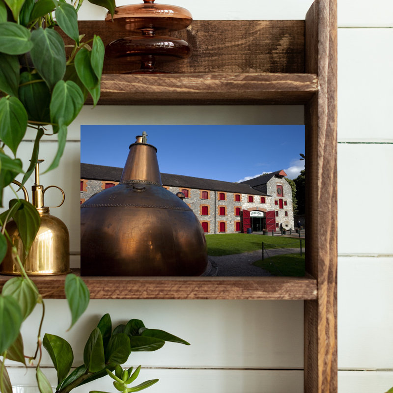 Copper Still At Midleton Whiskey Distillery Midleton County Cork Ireland by George Munday - Wrapped Canvas Print