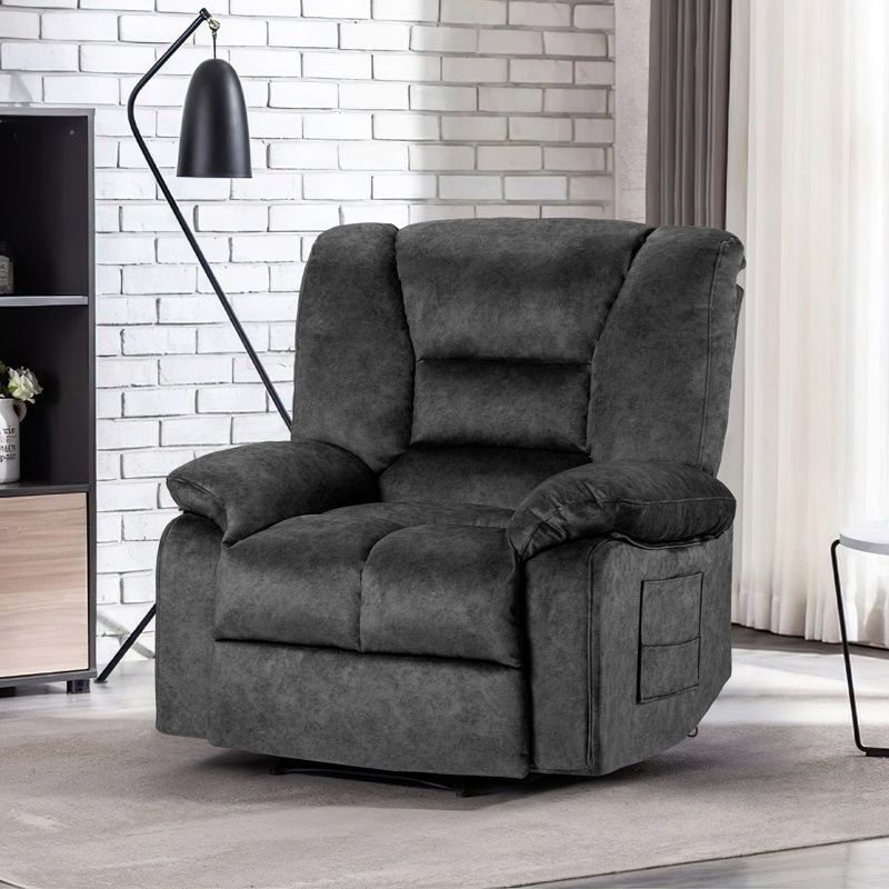 Fauteuil inclinable surdimensionné avec massage et chauffage