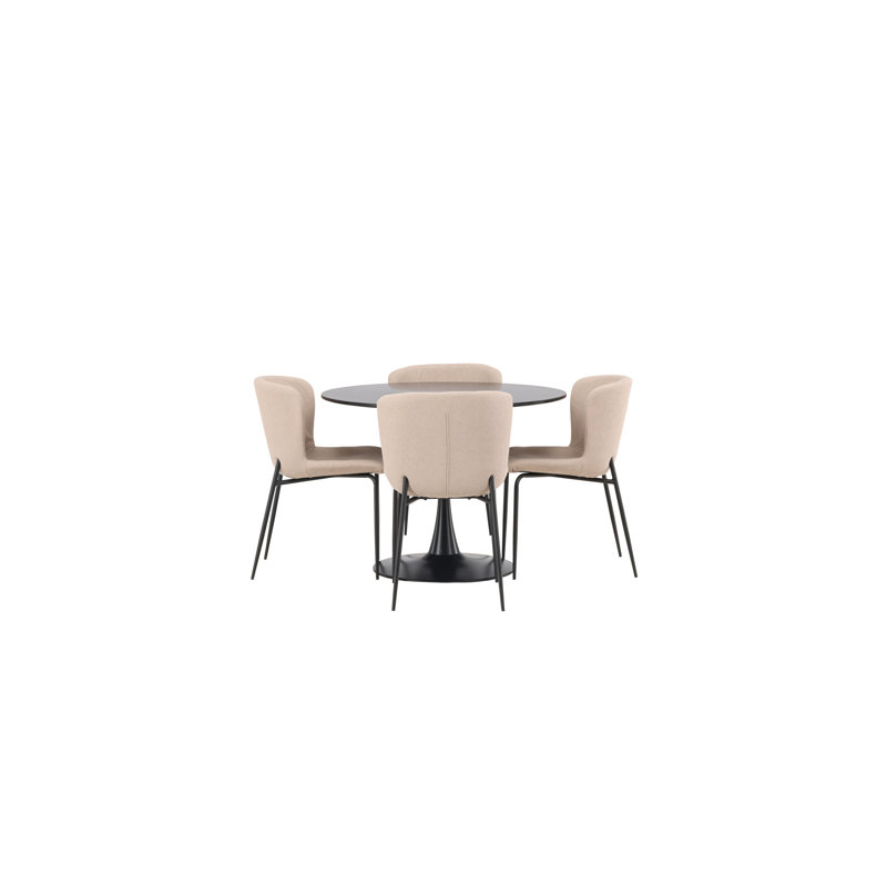 Yancey 4 - Person Dining Set