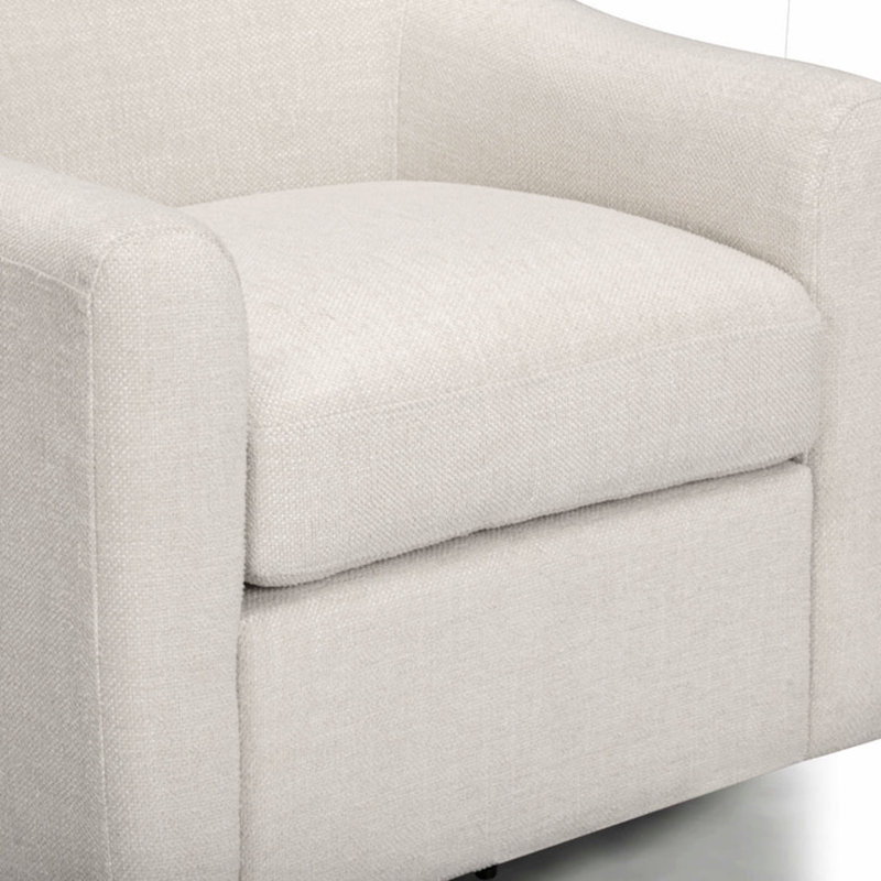 Chaise pivotante Thak, Crème