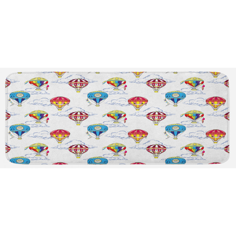 Modern & Contemporary Solid Color Polyester Kitchen Mat