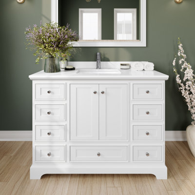 Ensemble de meuble-lavabo simple 48 "avec miroir Deborah