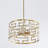 Margolis 4 - Light Bleached Natural Jute/Patinaed Brass Drum Pendant